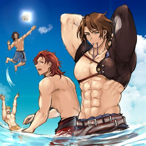 Vane Percival Lancelot And Siegfried Granblue Fantasy Drawn By