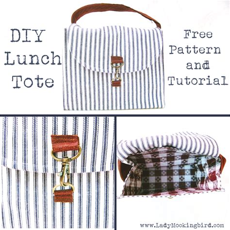 Amy Nicole Studio Lunch Tote Rustic Diy Pattern