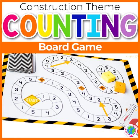 Free Counting To 5 Game Construction Theme Life Over Cs