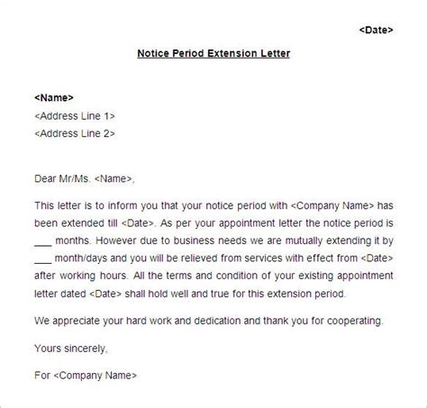 Resignation letter notice writing tips. Request letter for extension of employment contract - Who ...