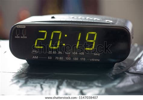 Alarm Clock Showing Midnight Twenty Nineteen Stock Photo 1147038407