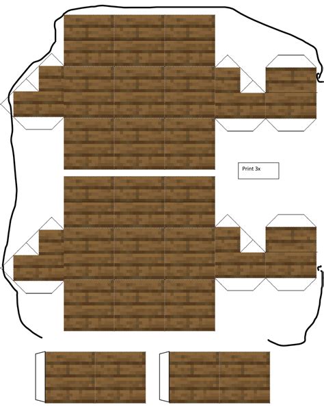 Pixel Papercraft Witch Hut Full Size