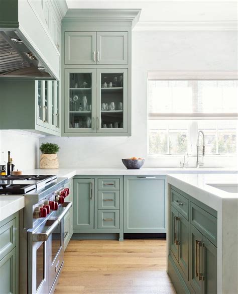 Green Kitchen Cabinet Color Ideas