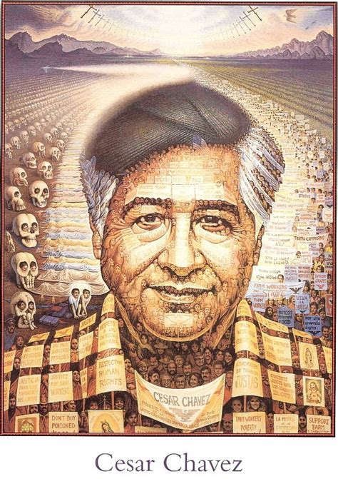 Cesar Chavez The Leader Becomes The Icon Latino Art Optical