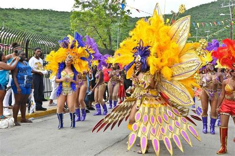 Caribbean Carnival Costumes Best Island Vacation Saint Johns Us Virgin Islands Beautiful