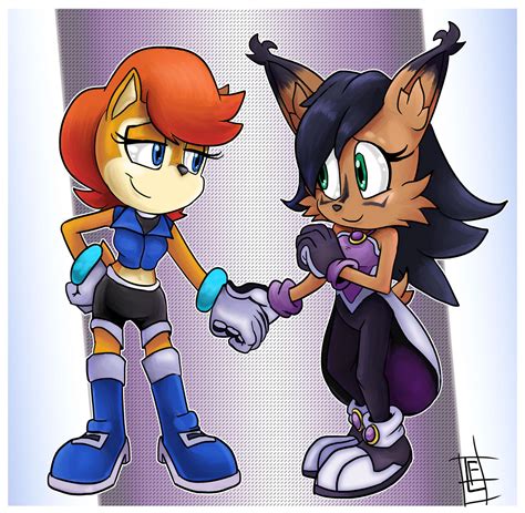 Sonic Universe Sally And Nicole By Francoisl Artblog On Deviantart