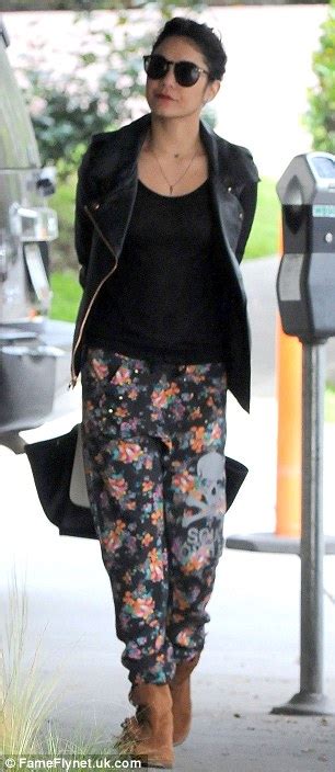 Vanessa Hudgens Rocks Floral Sweatpants In La Daily Mail Online