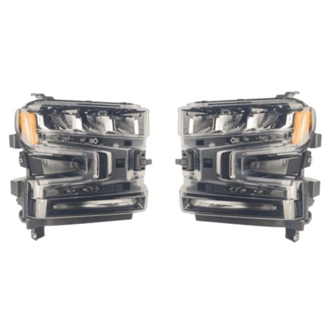 Led Headlight Set 84621850 Lh Rh Pair For 2019 2020 Chevrolet Silverado