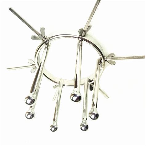 Bdsm Extreme Torture Vaginal Speculum Anal Stretcher Expansion With 6 Insertion Rods Fine