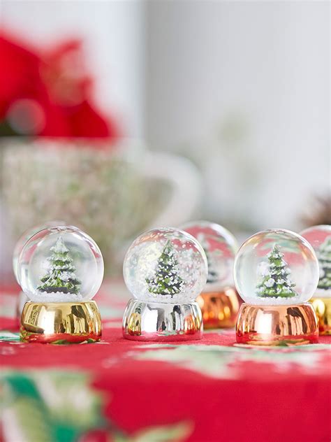 Mini Snow Globes Set Of 6 Whats New Your Home Beautiful Designs