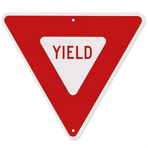 Yield Street Sign