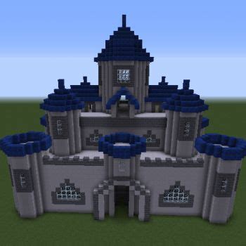 An Image Of A Castle In Minecraft