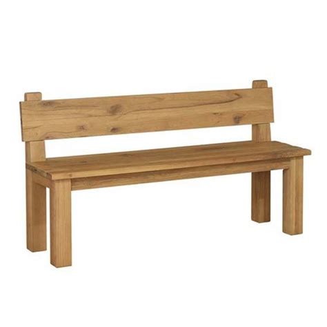 I can't recommend you a specific height. This is the best bench design that I've found with a back ...