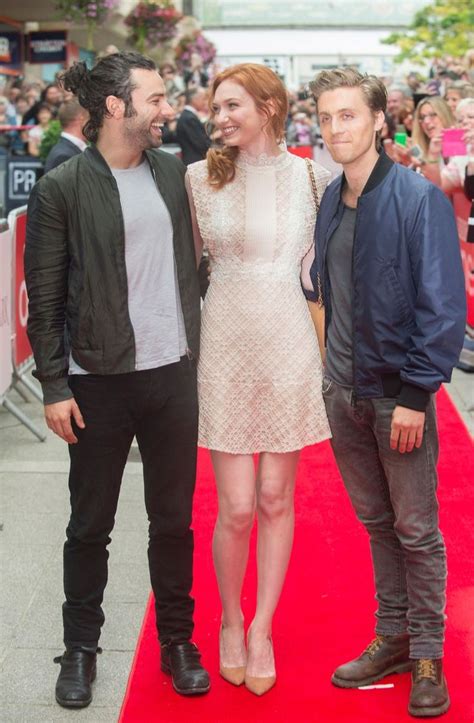 Aidan Turner And Poldark Stars All Smiles As They Attend Series 2