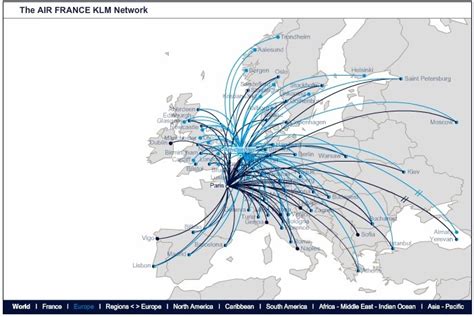 Air France Europe Routes Points Miles And Martinis