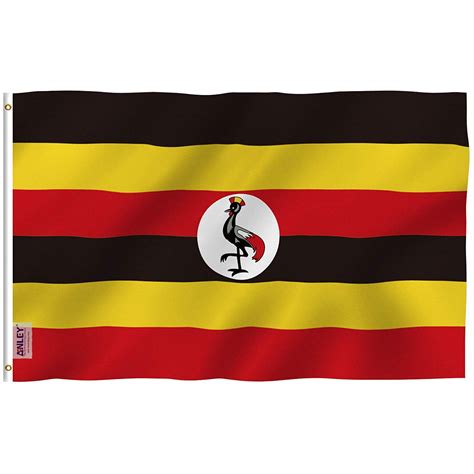 Anley Fly Breeze 3x5 Feet Uganda Flag Vivid Color And Uv Fade