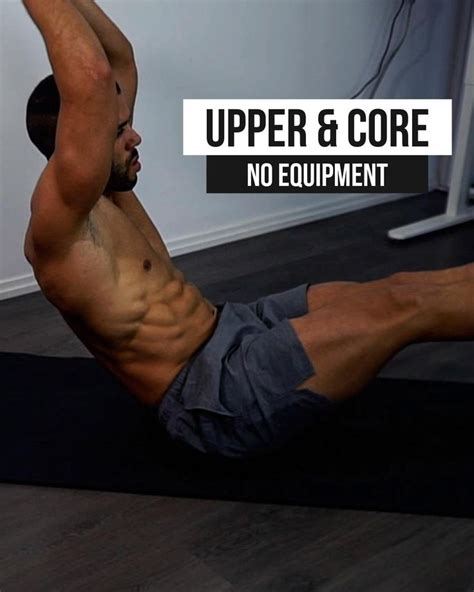 Upper Body And Core Home Workout Gymaholic Fitness App Video Video In Abs Workout