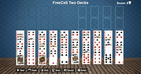 Freecell Two Decks Solitaire Play Online