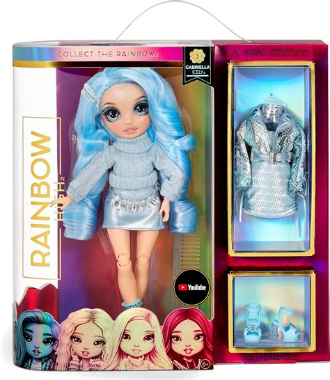Rainbow High Gabriella Icely Ice Light Blue Fashion Doll With 2