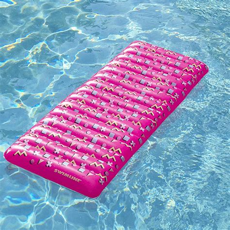 Pink Retro Inflatable Ride On Pool Mattress Pool Supplies Canada