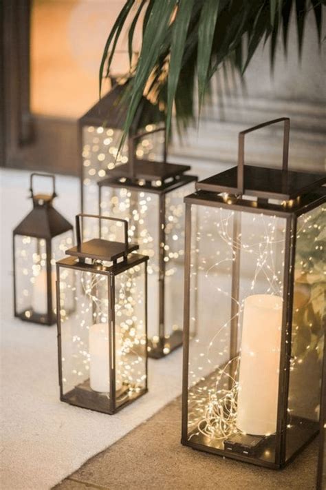 36 Stunning Winter Lantern Centerpieces For Wedding Hmdcrtn