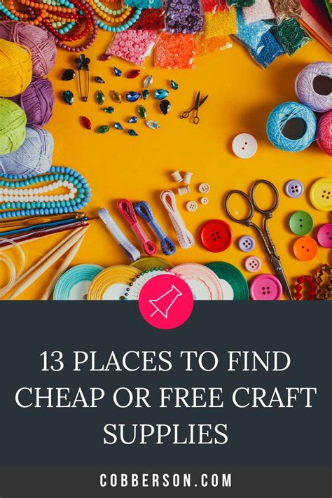 Where To Find Cheap Craft Supplies Cobberson Co