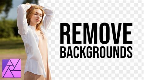 How To Remove Backgrounds In Affinity Photo For Beginners Youtube