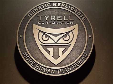Blade Runner Tyrell Corporation Logo Plaque Etsy Ireland