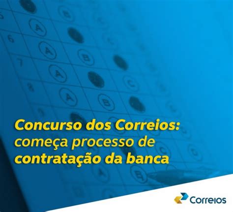 Correios Anuncia Processo De Escolha Da Banca Do Concurso