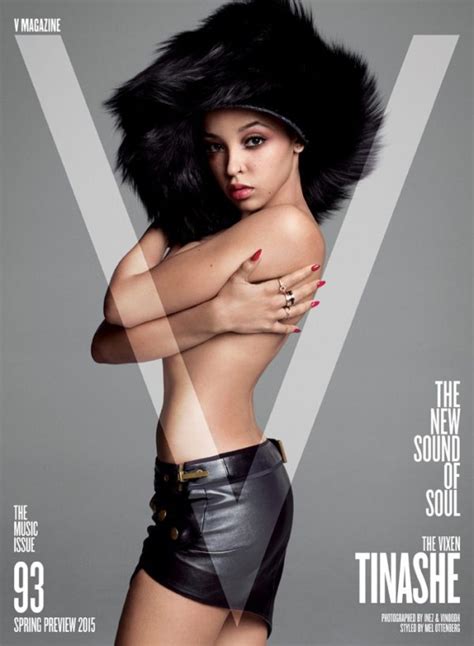 FKA Twigs Goes Topless For V Magazine Cover Fashion Gone Rogue