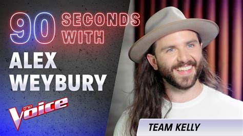 the blind auditions 90 seconds with alex weybury the voice australia 2020 youtube