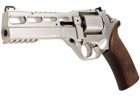 Bo Manufacture Chiappa Rhino 60ds 357 Magnum Style Airsoft Revolver Co2 Silver Redwolf