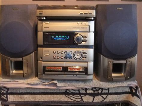 Aiwa Z L520 Compact Dis Stereo System With Px E860 Turntable With Aiwa