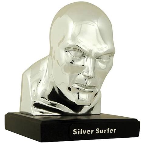 Alex Ross Silver Surfer Head Bust Diamond Select Silver Surfer