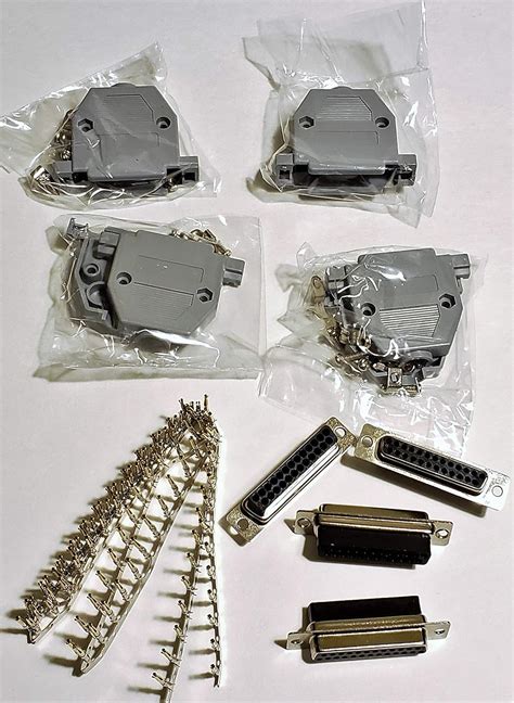 Connectors And Adapters Connectors Pro 4 Sets Crimp Type Db25 Female Pins