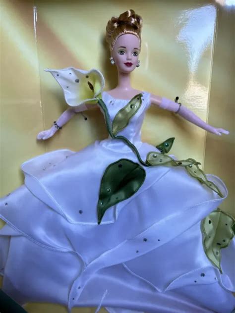 lily barbie doll mattel fao schwarz floral signature collection mint 1997 40 00 picclick