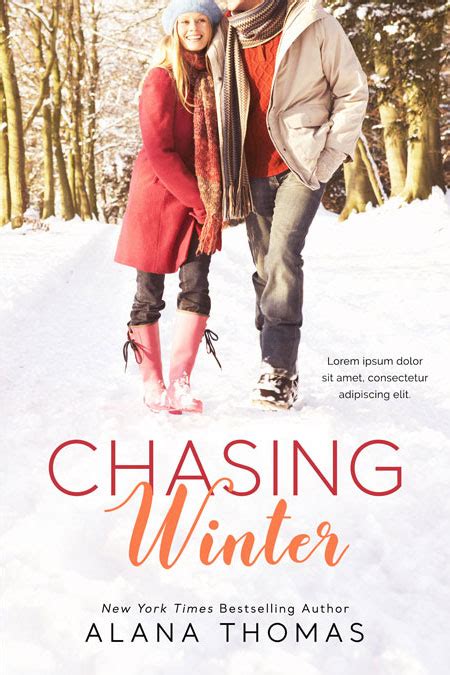 Chasing Winter Winter Romance Premade Book Cover For Sale Beetiful