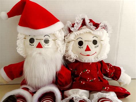 Raggedy Ann And Andy As Mr And Mrs Claus Etsy