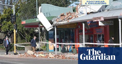 Christchurch Hit By Earthquake World News The Guardian