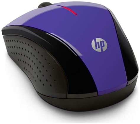 Buy Hp X3000 Wireless Optical Mouse Black And Purple Online At Low