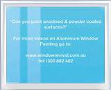 Pictures of Painting Powder Coated Aluminium Window Frames