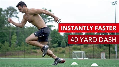 40 Yard Dash Starting Technique Instantly Run Faster Time Youtube