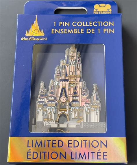 Disneys 50th Anniversary Limited Edition Big Castle Collectable Pin