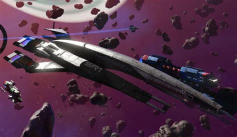 No Mans Sky And Mass Effect Crossover Brings The Normandy Sr1 As