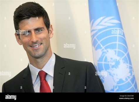 New York Usa 23rd Aug 2013 Serbian Tennis Player Novak Djokovic