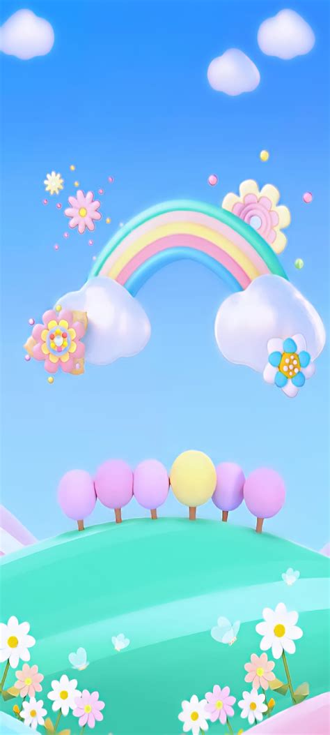 Pastel Rainbow Pink Hd Phone Wallpaper Pxfuel