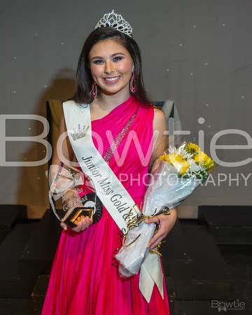 2023 Jr Miss Gold And Black Pageant BowTie Photography