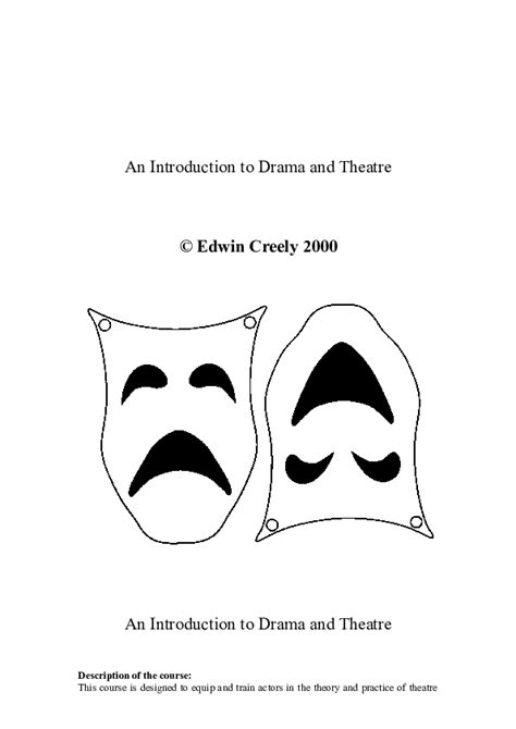 😱 Difference Between Drama And Theatre Pdf Theatre Vs Drama Whats
