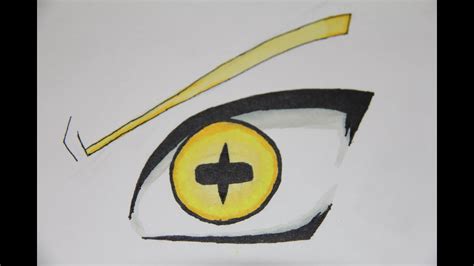 Naruto Six Paths Eye Speed Drawing Youtube