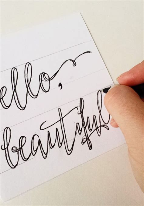 How To Create Fake Calligraphy Fake Calligraphy Hand Lettering